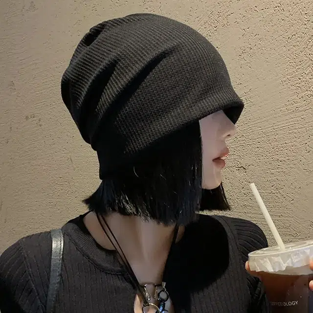 俞兆林 韩系秋冬纯色保暖百搭 涤纶 绒线帽 男女同款情侣款