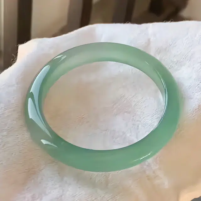 溥畔 新中式国潮复古风高俏色满绿 玛瑙 手镯 女款