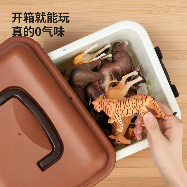 纽奇 动物动手启蒙桶装收纳 早教益智玩具