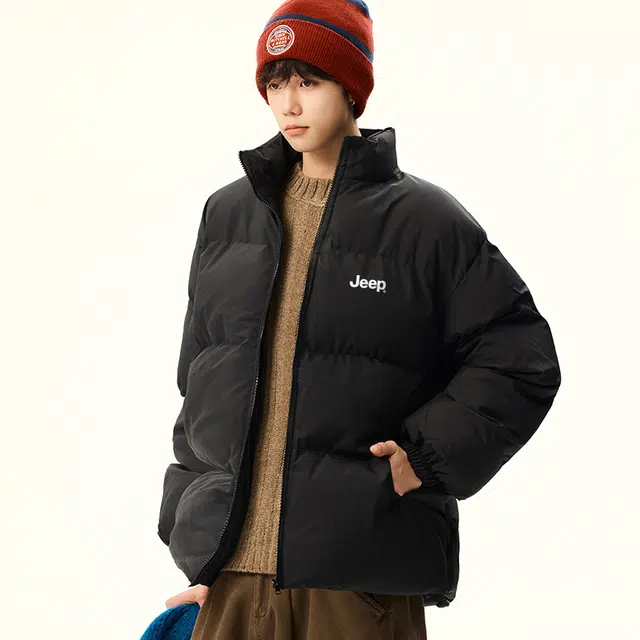 Jeep Vintage Logo Puffer Jacket