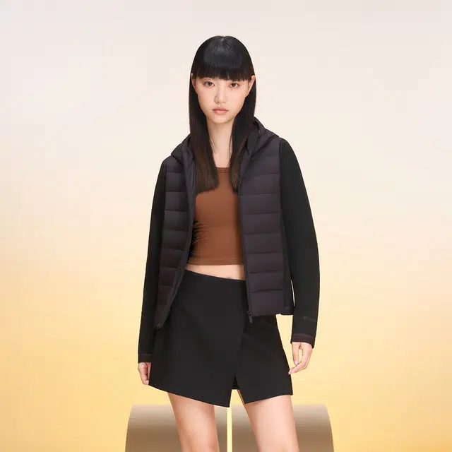 美力城 轻薄短款三防面料修身显瘦保暖羽绒服 男女同款
