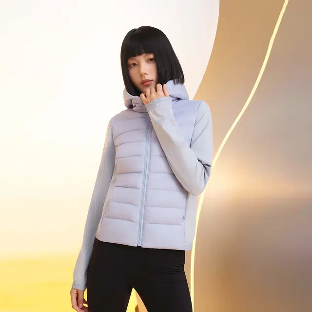 美力城 轻薄短款三防面料修身显瘦保暖羽绒服 男女同款