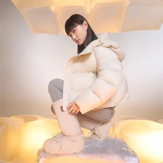 美力城 泡芙面包服短款加厚鹅绒羽绒服 男女同款