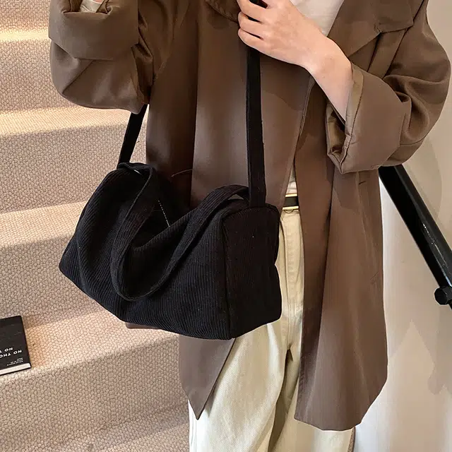 雅鹿 复古 灯芯绒 腋下包单肩包 女款 多色