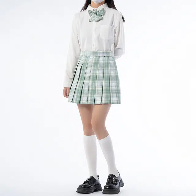 日暮星河 原创校供感学生半身裙学院风百褶裙日系制服 女款