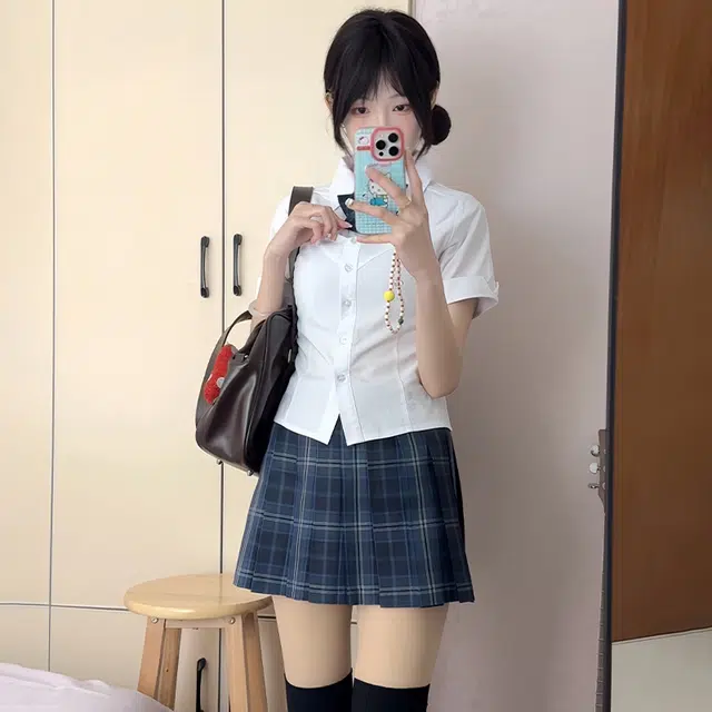 日暮星河 简约舒适时尚休闲百搭衬衫套装 女款