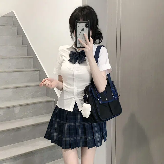 日暮星河 简约舒适时尚休闲百搭衬衫套装 女款