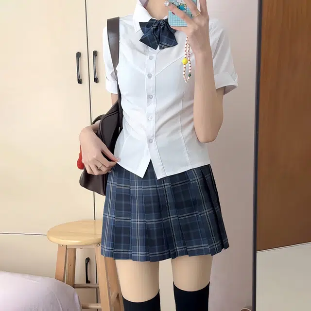 日暮星河 简约舒适时尚休闲百搭衬衫套装 女款