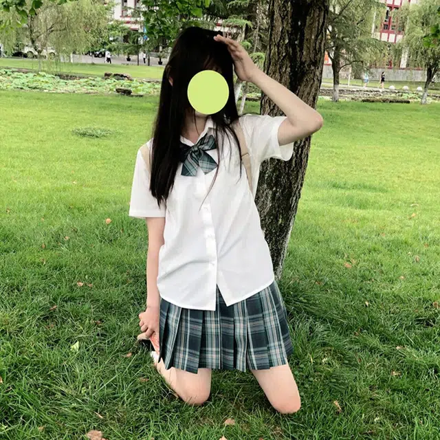 日暮星河 学院风甜美百搭款半身裙制服 女款