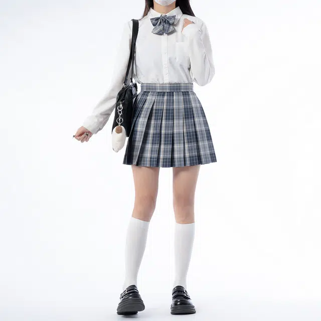 日暮星河 学院风百褶裙日系制服 女款
