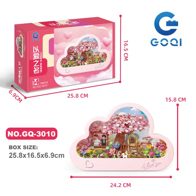 GOQI 748pcs GQ3010