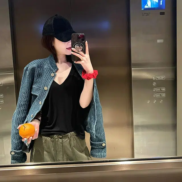 如续 潮流立领小香风牛仔外套高级感气质时尚舒适休闲百搭短款夹克 女款