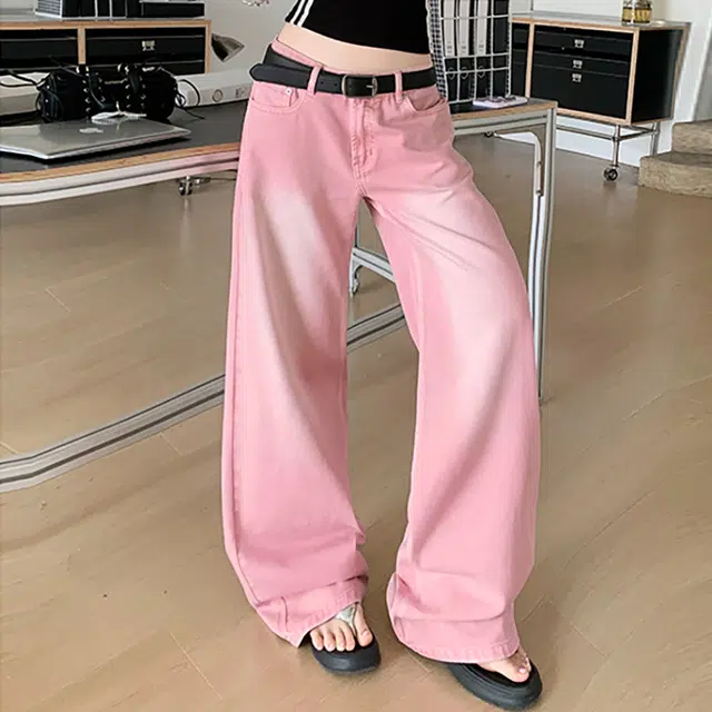 如续 阔腿宽松直筒薄款显高显瘦垂感休闲裤 女款