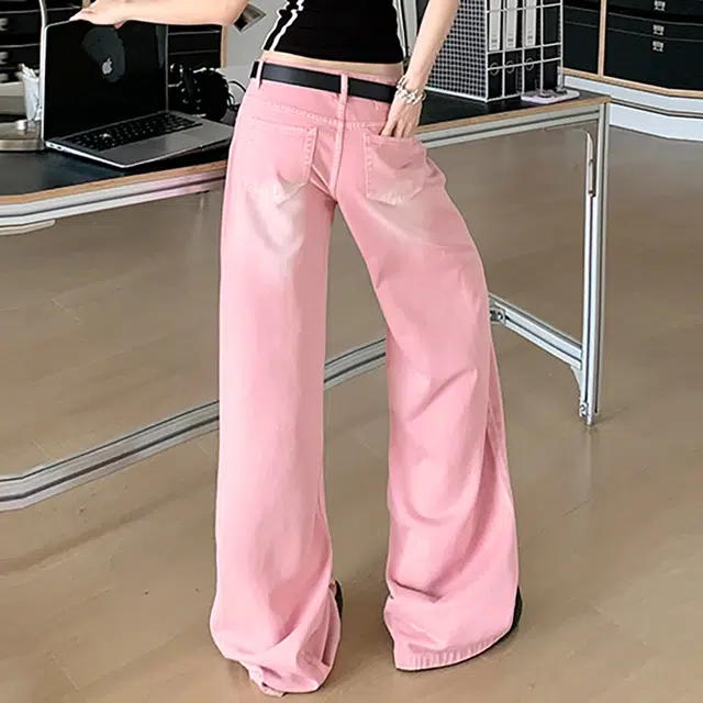 如续 阔腿宽松直筒薄款显高显瘦垂感休闲裤 女款