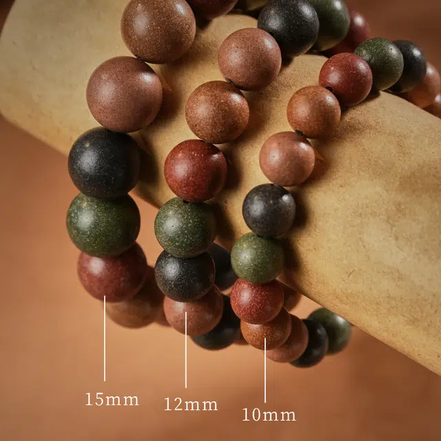 天台山 五方俱养 五行 手作草本古法炮制药香非遗手制素圈 合香珠 手串 男女同款情侣款