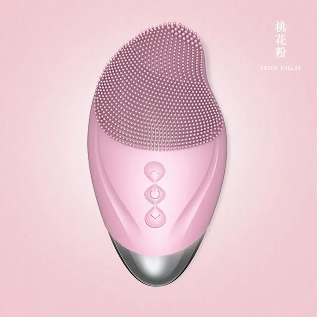 悦初美 加热充电款-风信紫 脸部洁面仪 美容毛孔深层