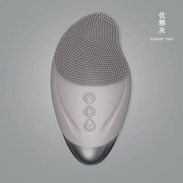 悦初美 加热充电款-风信紫 脸部洁面仪 美容毛孔深层