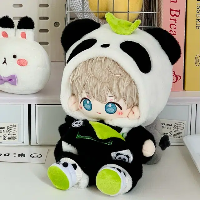 朵爱 可爱呆萌棉娃熊猫娃衣 创意可穿脱 玩偶周边