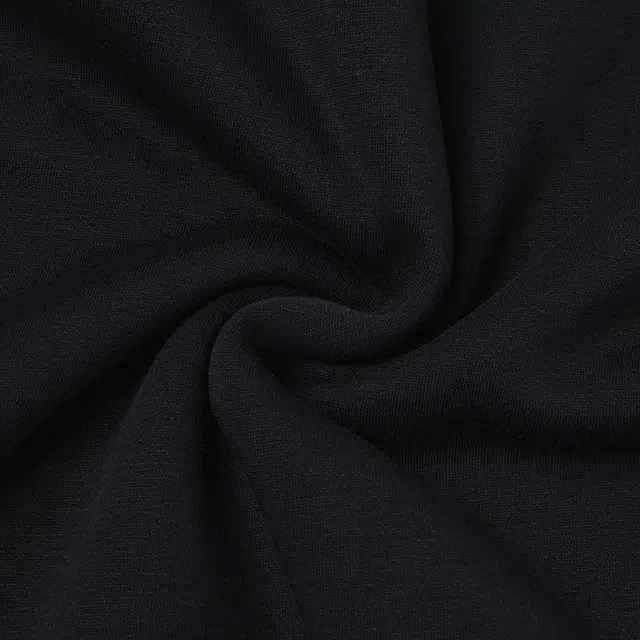 特步 纯色百搭加绒保暖卫衣 男款 正黑色