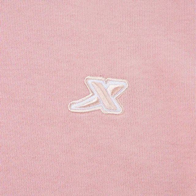 特步 宽松休闲保暖打底衫卫衣 男女同款 粉色