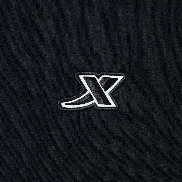 特步 纯色百搭加绒保暖卫衣 男款 正黑色