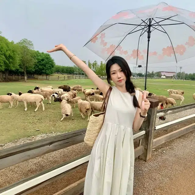 格子苔 法式高级感小个子气质简约通勤无袖连衣裙 女款