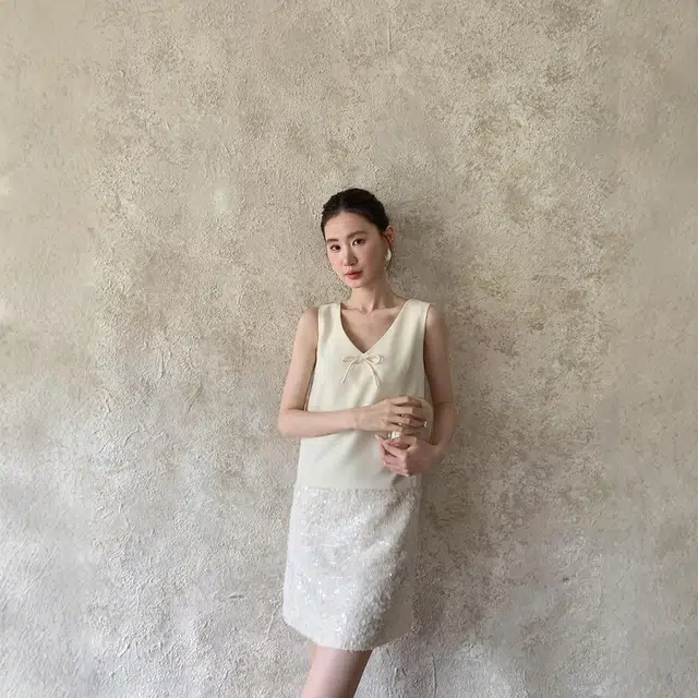 格子苔 法式小众高级亮片裙女夏季设计感气质吊带连衣裙 女款