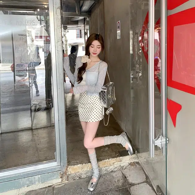 格子苔 新中式冰丝开衫外套夏薄款吊带外搭防晒罩衫盘扣上衣长袖针织衫 女款