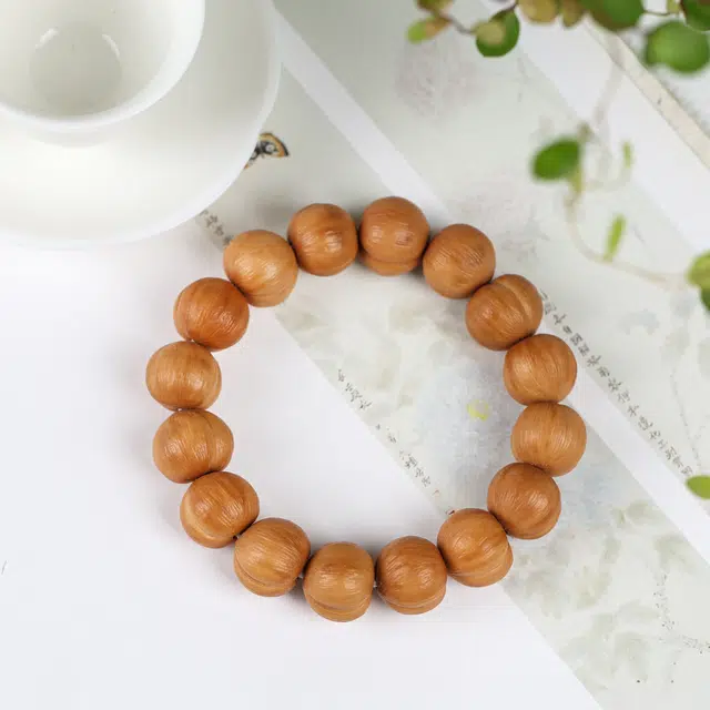 镯钰瑭 财源广进 新中式国潮风高端文玩复古简约大方经典百搭财源滚滚#好运 猴头核桃 手串 男女同款情侣款