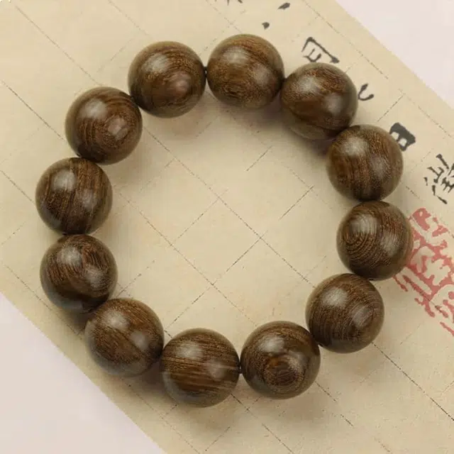 镯钰瑭 新中式多宝多福多财转运珠招财纳福复古国潮#好运禅意新中式小众福瑞吉祥手饰 福气满满文玩 金丝檀木 手串 男女同款情侣款