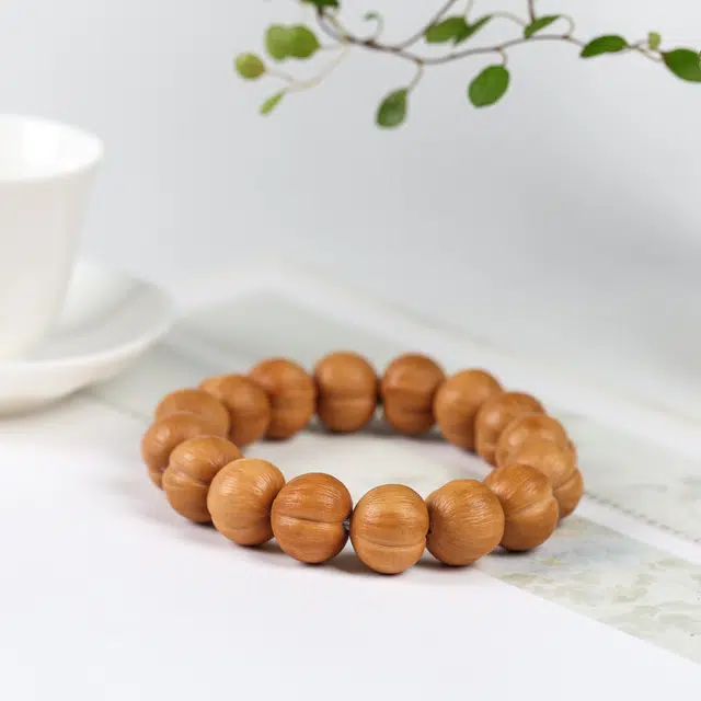 镯钰瑭 财源广进 新中式国潮风高端文玩复古简约大方经典百搭财源滚滚#好运 猴头核桃 手串 男女同款情侣款