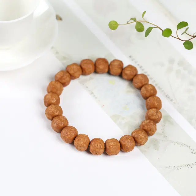 镯钰瑭 新中式国风国潮盘玩文玩绕指柔精致精品日常通勤小众复古文艺风汉服小清醒民族风平安#好运 猴头核桃 手串 男女同款情侣款
