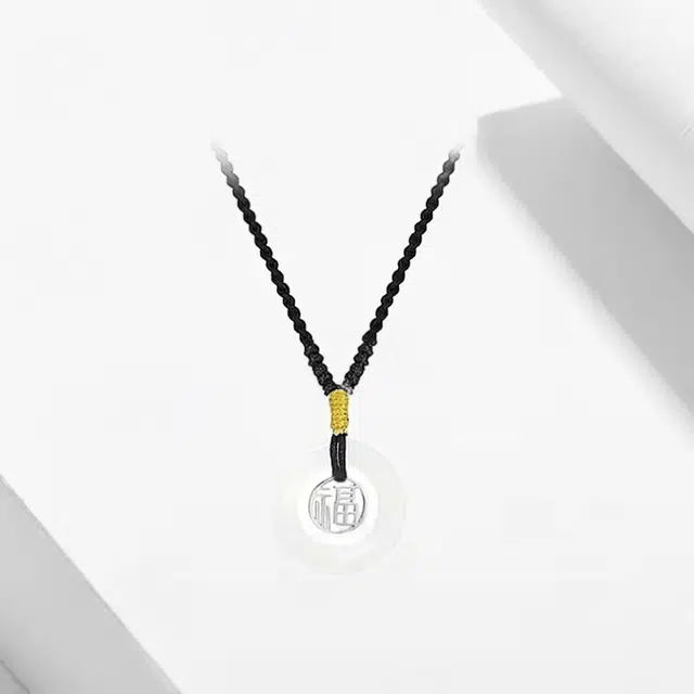 【福运安康】 镯钰瑭 新中式国潮 招财纳福平安喜乐 高级设计感如意禅意 #好运 菩提根 项链 男女同款情侣款