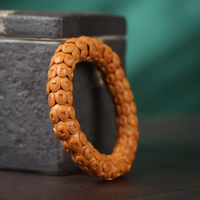 镯钰瑭 招财进宝玄学 盘玩新中式国潮时尚民族风高级感满满 事业有成 节节高升 学业顺利 #好运 橄榄核 手串 男女同款情侣款