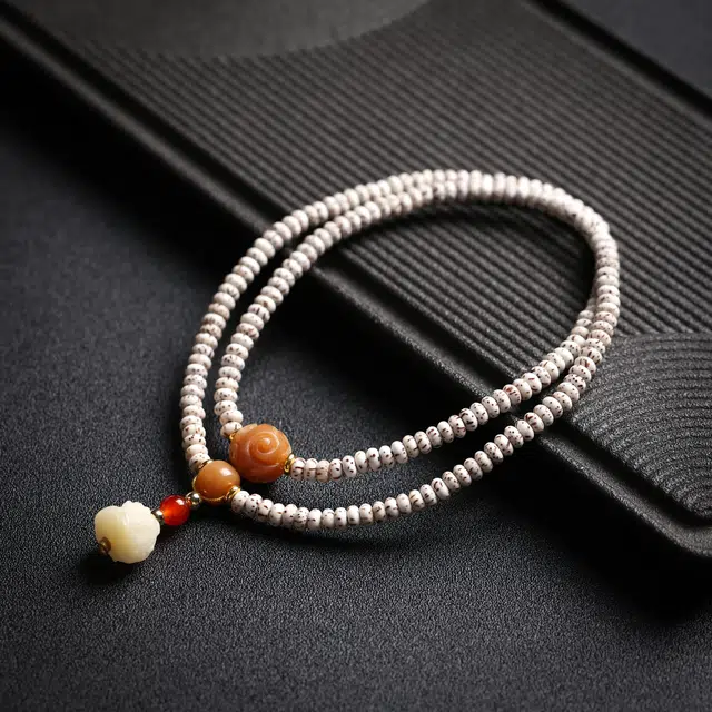 镯钰瑭 醒狮转运珠平安喜乐 文玩佛珠 串珠 复古国潮手饰 文艺简约风 招财纳福#好运 星月菩提 手串 男女同款情侣款