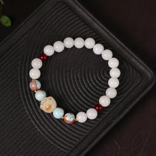 镯钰瑭 新中式国潮风有钱花招财纳福平安 盘玩文玩转运复古手饰 上岸诸事顺利#好运 菩提根 手串 男女同款情侣款