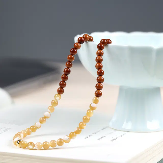 镯钰瑭 新中式文玩佛珠念珠绕指柔盘珠复古民族风轻奢高级感精致简约小众手饰#好运 库克 菩提类手串 男女同款情侣款