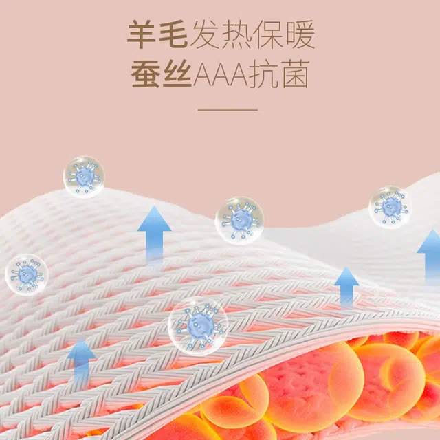 俞兆林 亲肤抑菌加条羊绒蚕丝双面磨毛修身百搭圆领加绒加厚内衣男士内穿自发热秋冬季打底秋衣秋裤休闲保暖套装 男款