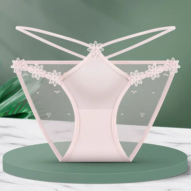 俞兆林 薄款性感蕾丝低腰三角抑菌内裤 女款 组合装