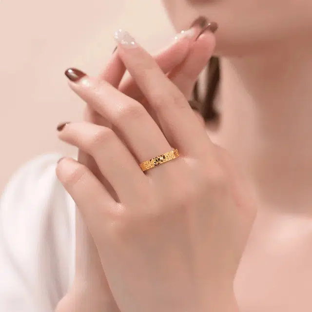 【爆闪天花板】 水贝 碎碎冰纯银满天星可调节开口戒小众设计感个性通勤百搭甜蜜告白女友男友恋爱悦己仪式感 足银 戒指 男女同款情侣款