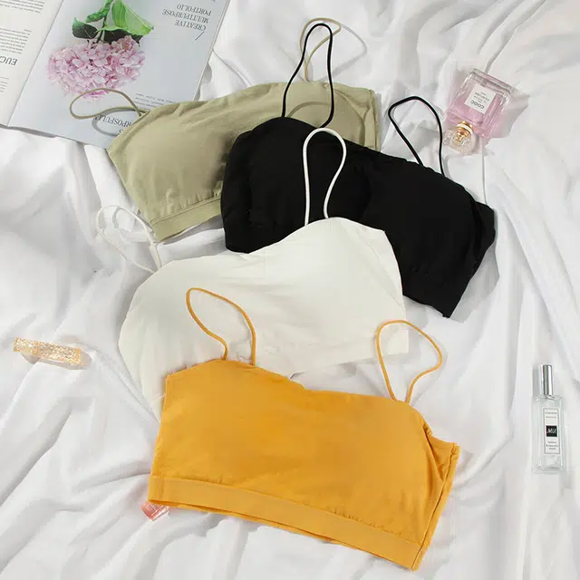 欧诗帛 抹胸美背聚拢防下垂防走光文胸 女款 组合装