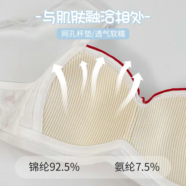 欧诗帛 聚拢无钢圈防下垂收副乳文胸 女款 组合装