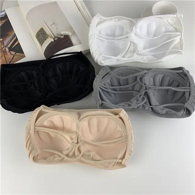 欧诗帛 美背聚拢收副乳防下垂无钢圈上托运动文胸 女款 组合装