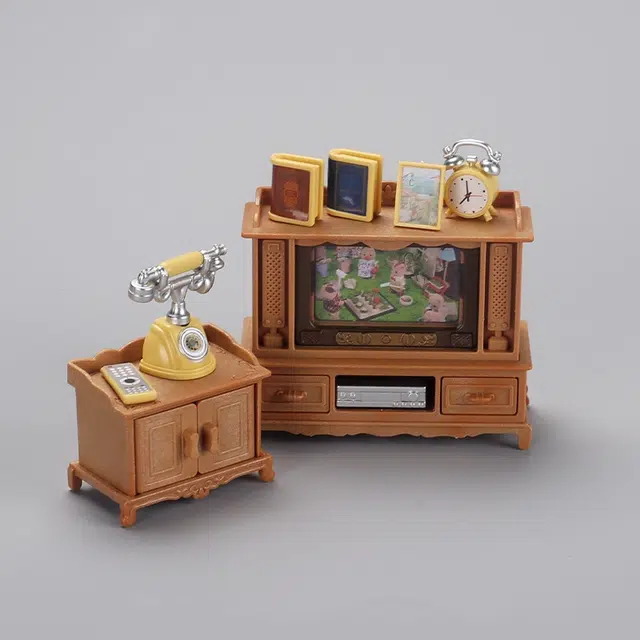 歌绒 迷你电视机微缩家具 过家家玩具