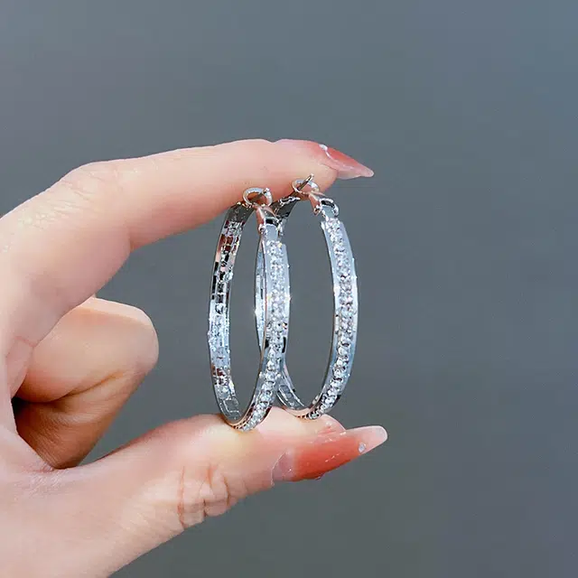 澜耀 银河极简  奢华耳饰 气质潮流 铜合金 耳环 女款