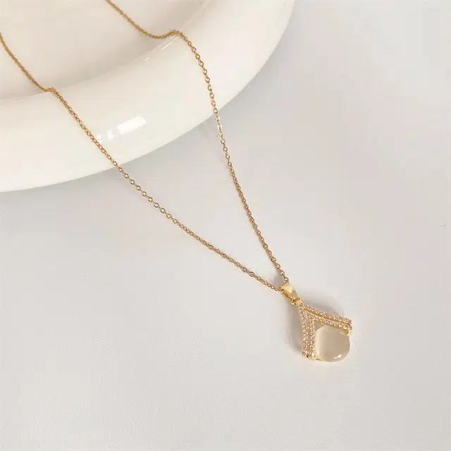 澜耀 轻奢小众设计感配饰 高级气质 钛钢 项链 男女同款情侣款