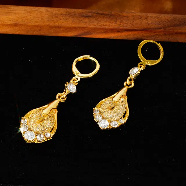 澜耀 日韩 气质文艺极简高级感几何 铜合金 耳环 女款