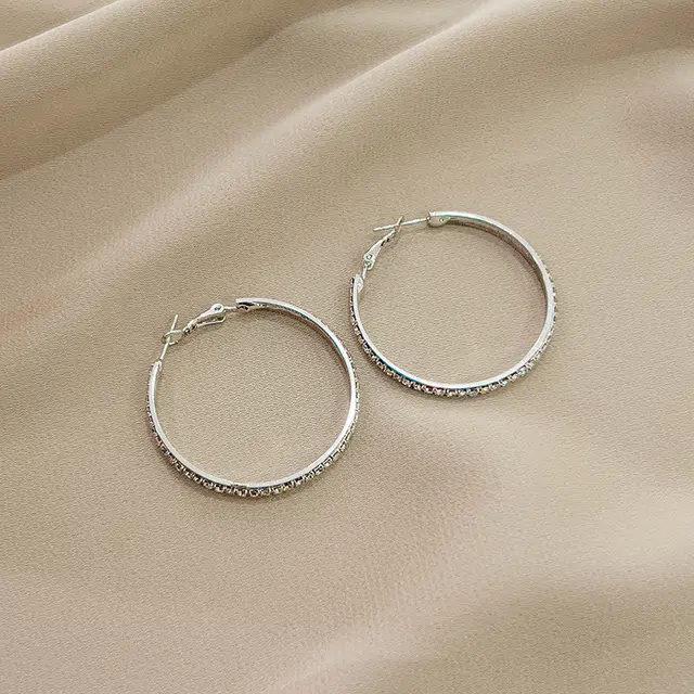 澜耀 银河极简  奢华耳饰 气质潮流 铜合金 耳环 女款