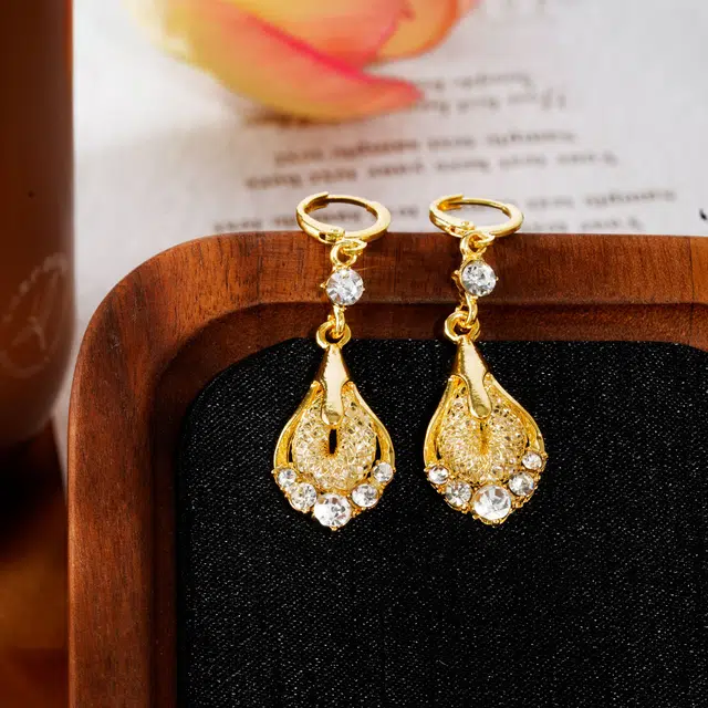 澜耀 日韩 气质文艺极简高级感几何 铜合金 耳环 女款