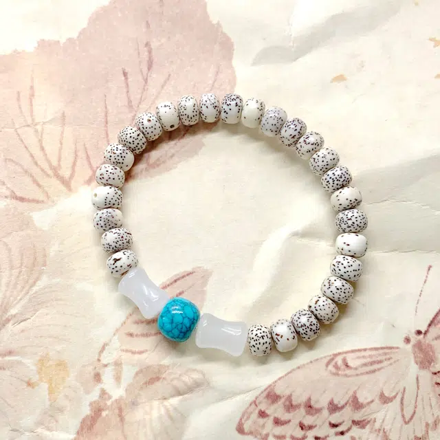 唐述 多宝多福新中式国潮复古转运纳福绕指柔文玩盘串 星月菩提 小众百搭单圈佛珠念珠财源滚滚平安喜乐好运 男女同款情侣款